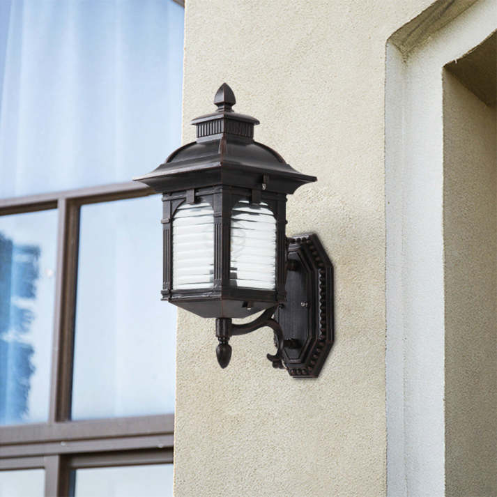 Antique Wall Light Outdoor Black