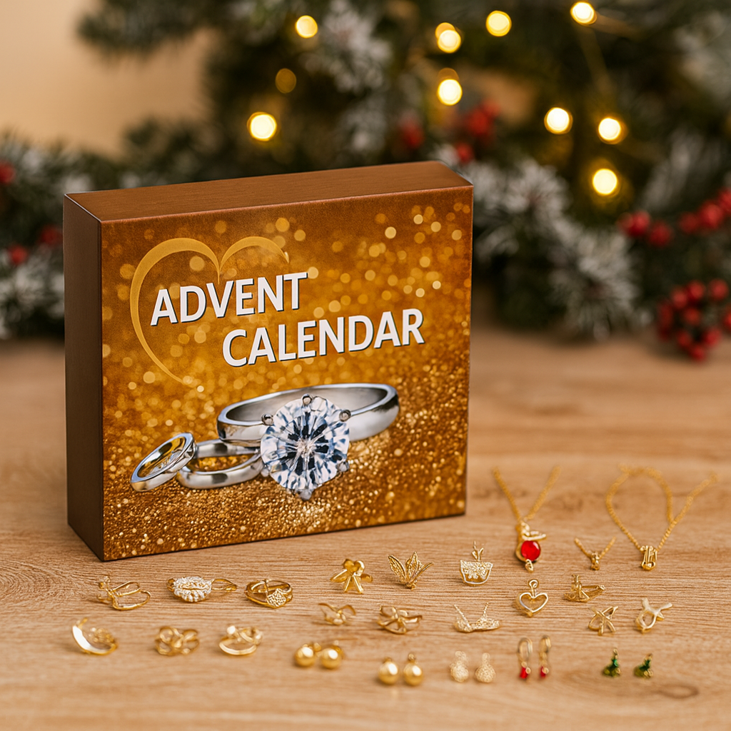 Everden Countdown Calendar Set – Festive 24-Day Advent Calendar with Surprises