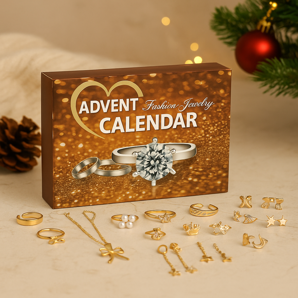 Everden Countdown Calendar Set – Festive 24-Day Advent Calendar with Surprises