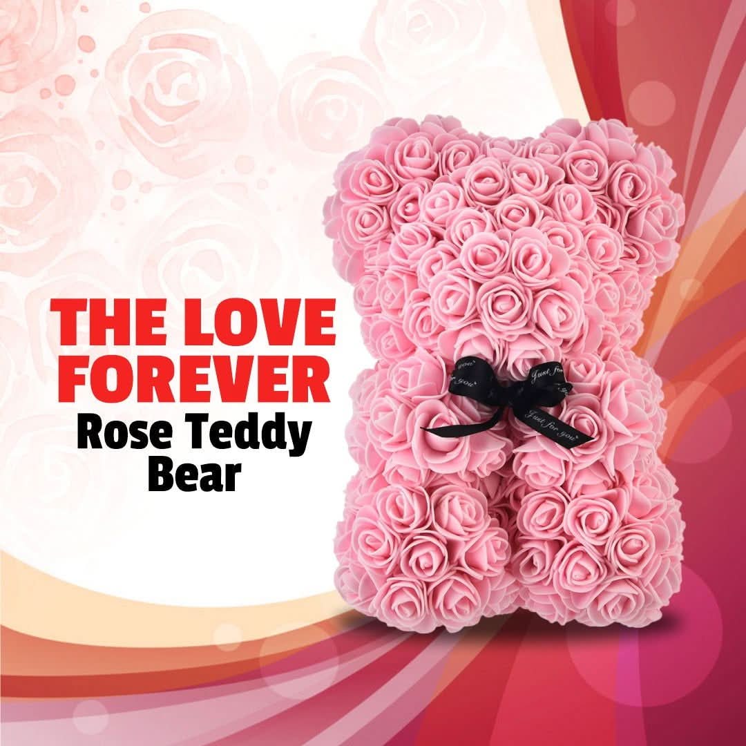 Rose bear as a timeless gift of love