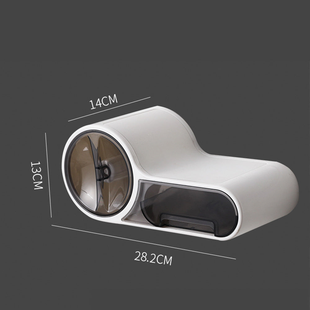DryHold Self-Adhesive Toilet Paper Holder – Waterproof Wall Solution with Extra Storage Space