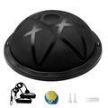 Half Balance Ball,Yoga Ball Balance Trainer for Core Stability,Yoga Balance Ball Anti Slip Surface with Foot Pump For Strength Exercise Physical Therapy & Gym