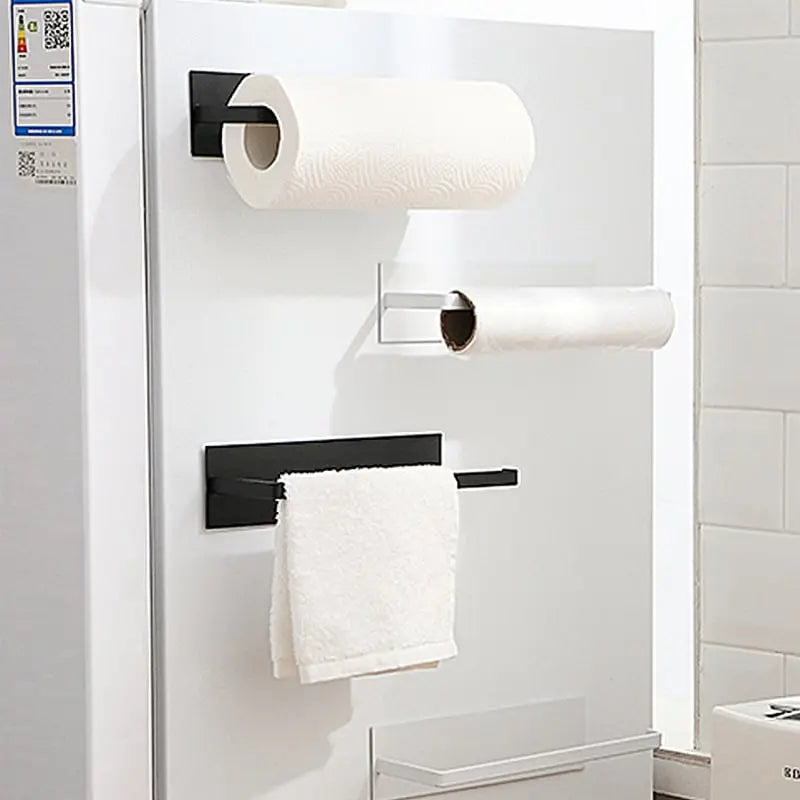 Extra strong magnetic kitchen roll holder – Space-saving