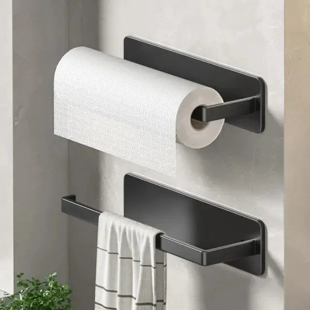 Extra strong magnetic kitchen roll holder – Space-saving