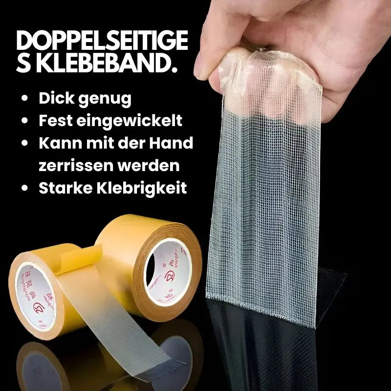 Extra strong, waterproof, double-sided tape for home use