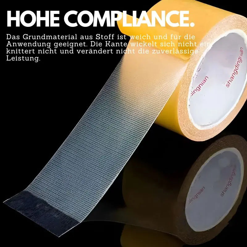 Extra strong, waterproof, double-sided tape for home use