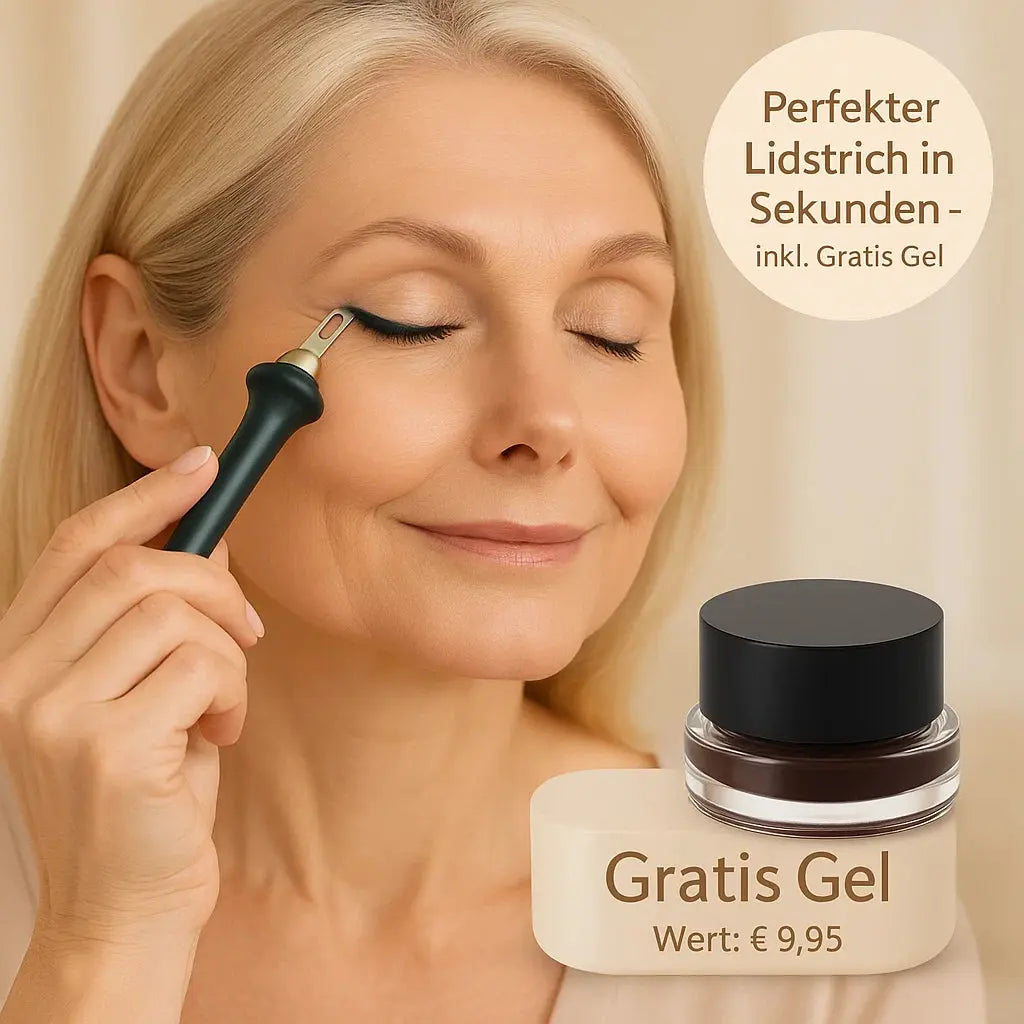 Eyeliner set for flawless lines – incl. waterproof gel