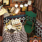 Vintage Coffee Shop DIY Miniature Kit