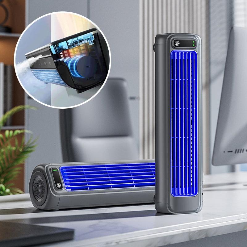 Portable Air Conditioning Fan with Wall Mount