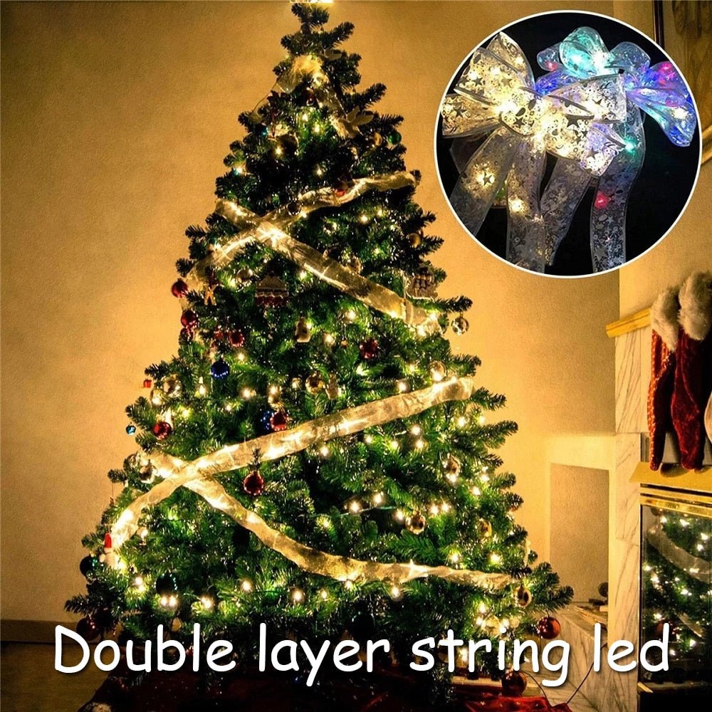 Double-layer LED string lights for Christmas trees