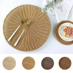6 Piece Rattan Table Sets