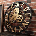 Vintage Gear Pocket Wall Clock