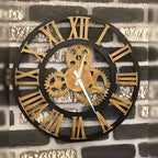 Vintage Gear Pocket Wall Clock
