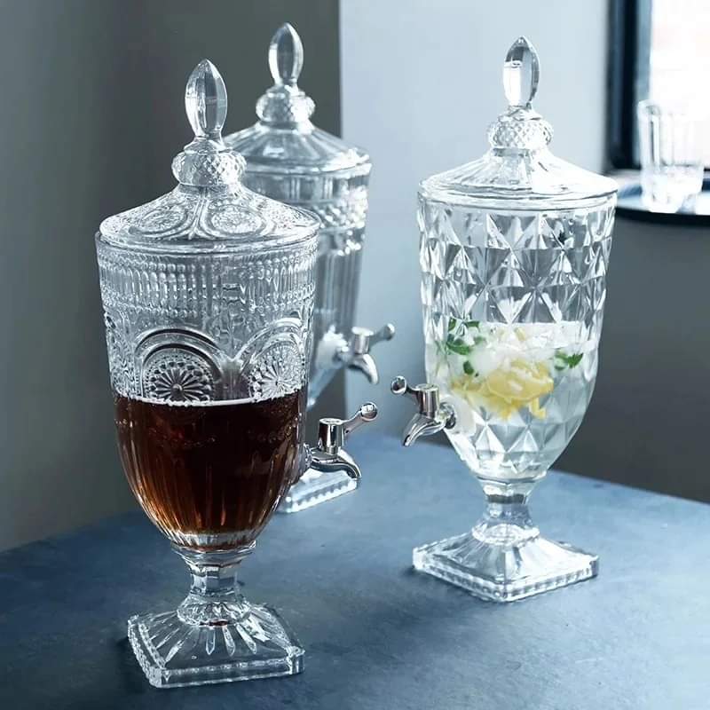 Glass Juice Dispenser
