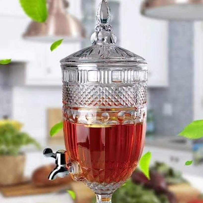 Glass Juice Dispenser