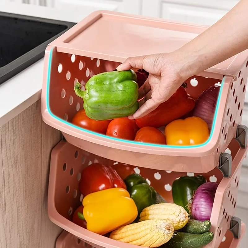 4-level vegetable rack