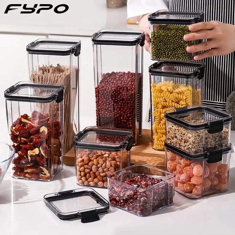 8 pieces airtight storage containers