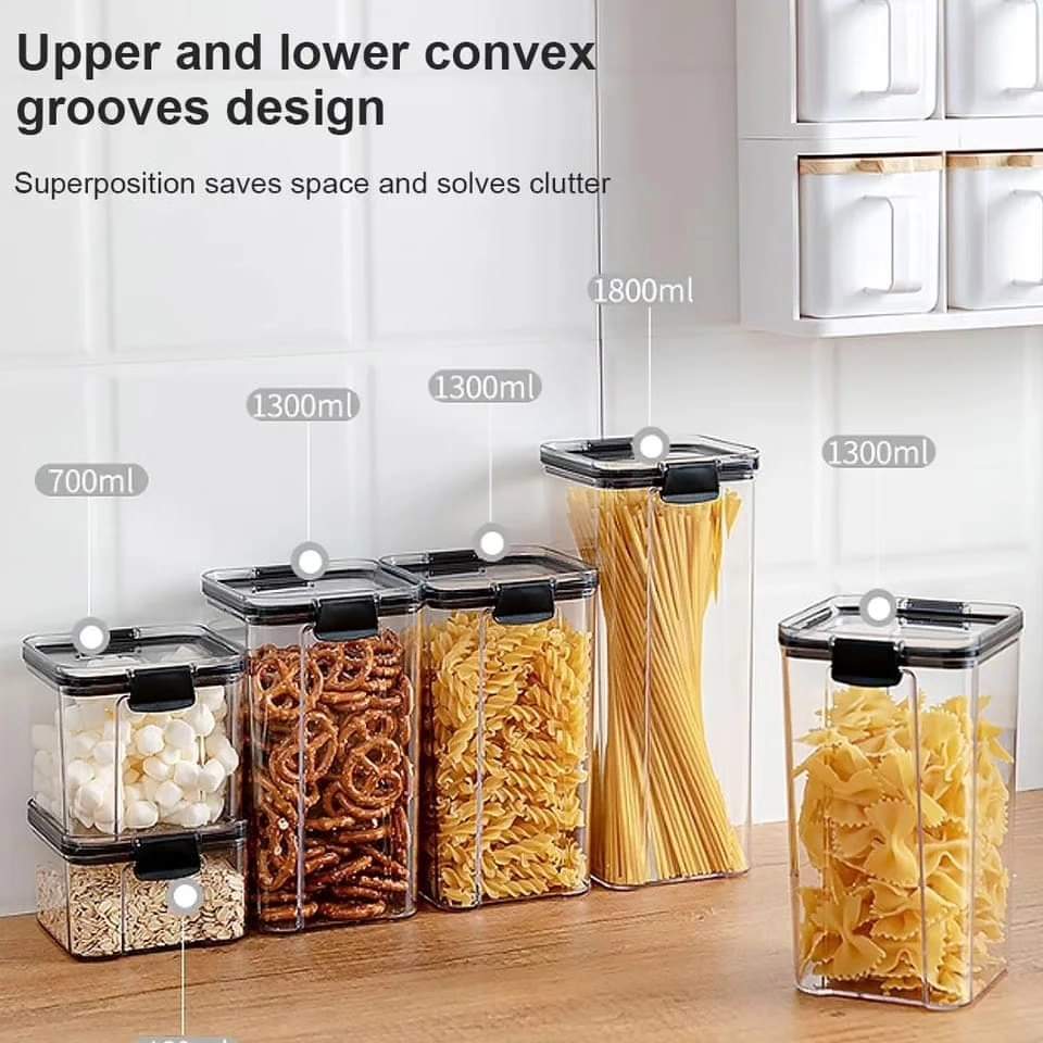 8 pieces airtight storage containers