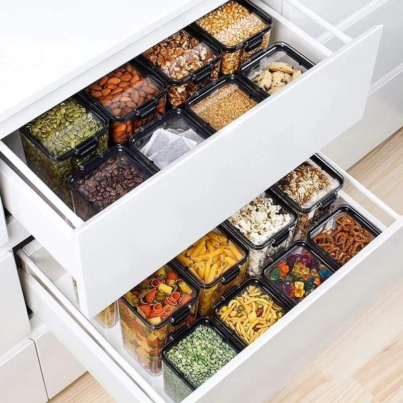 8 pieces airtight storage containers