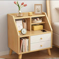 Wood nightstand with drawer
