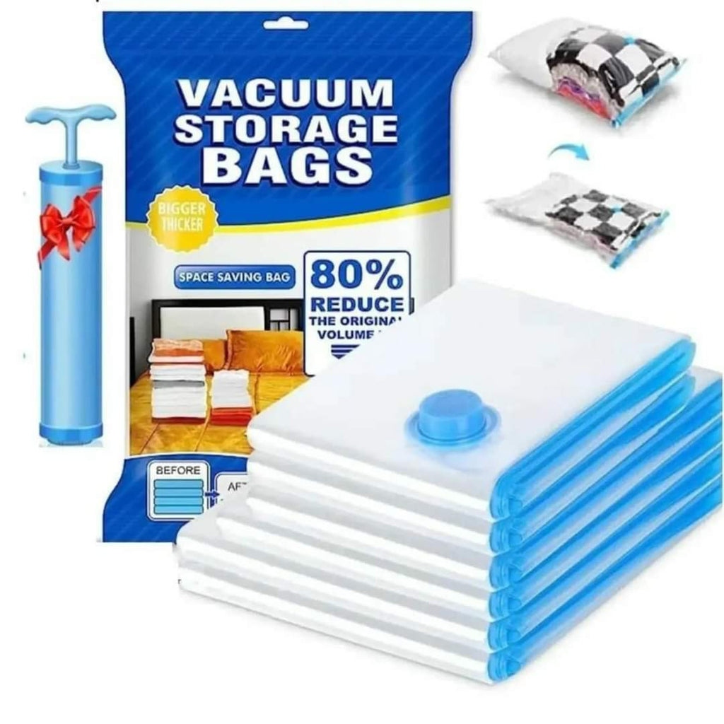 5-piece Set Vacuum Storage Bags with Pump