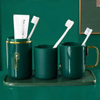 Travel toothbrush and toothpaste storage case