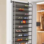 10 Tier Over The Door Shoe Rack Organizer