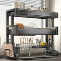 2-tier dish rack over the sink