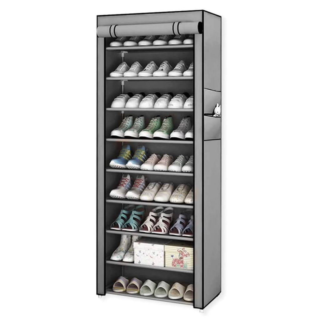 10-layer zipper shoe cabinet