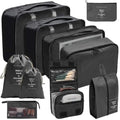 10 Piece Luggage Organizers
