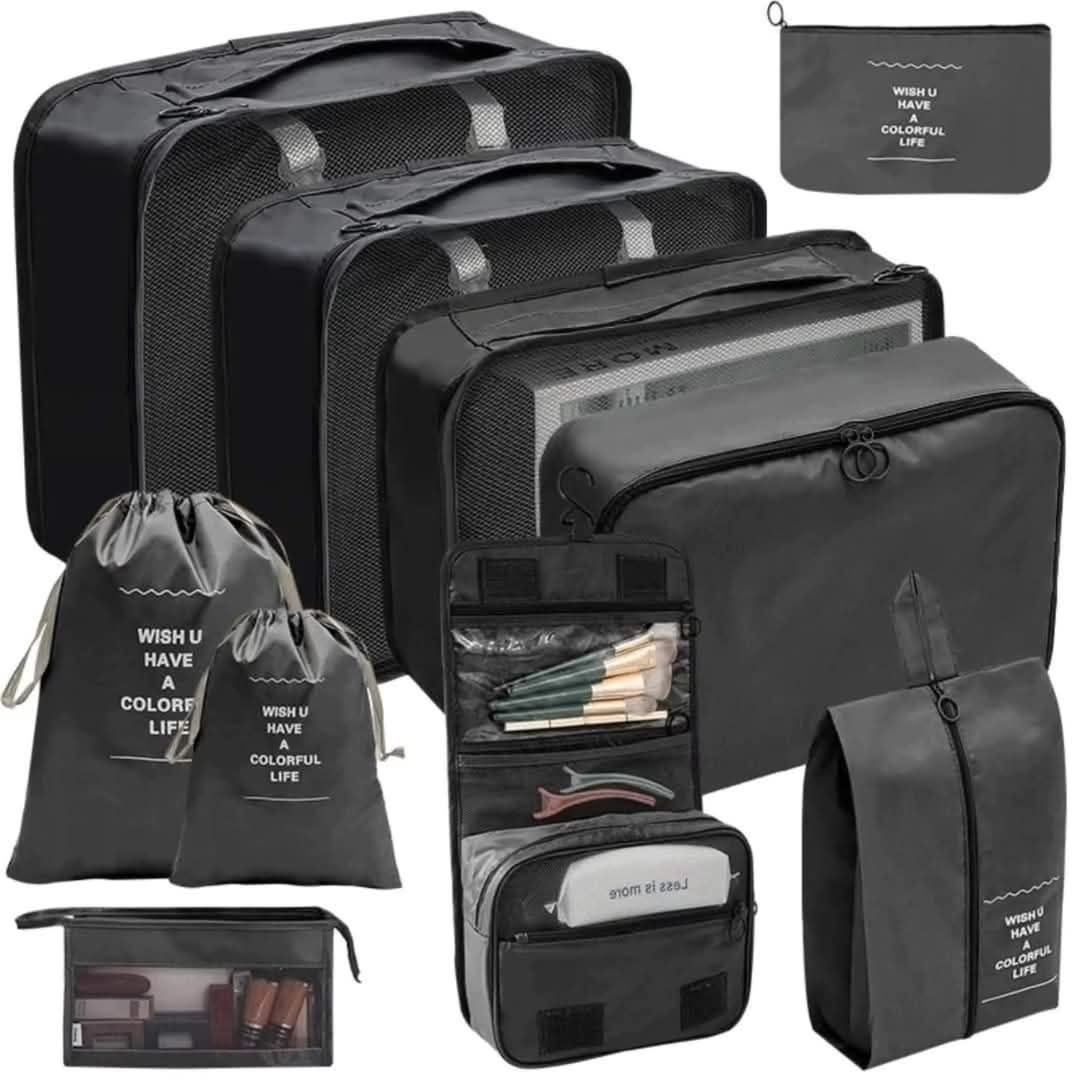 10 Piece Luggage Organizers