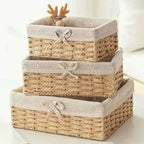 3 piece rattan basket