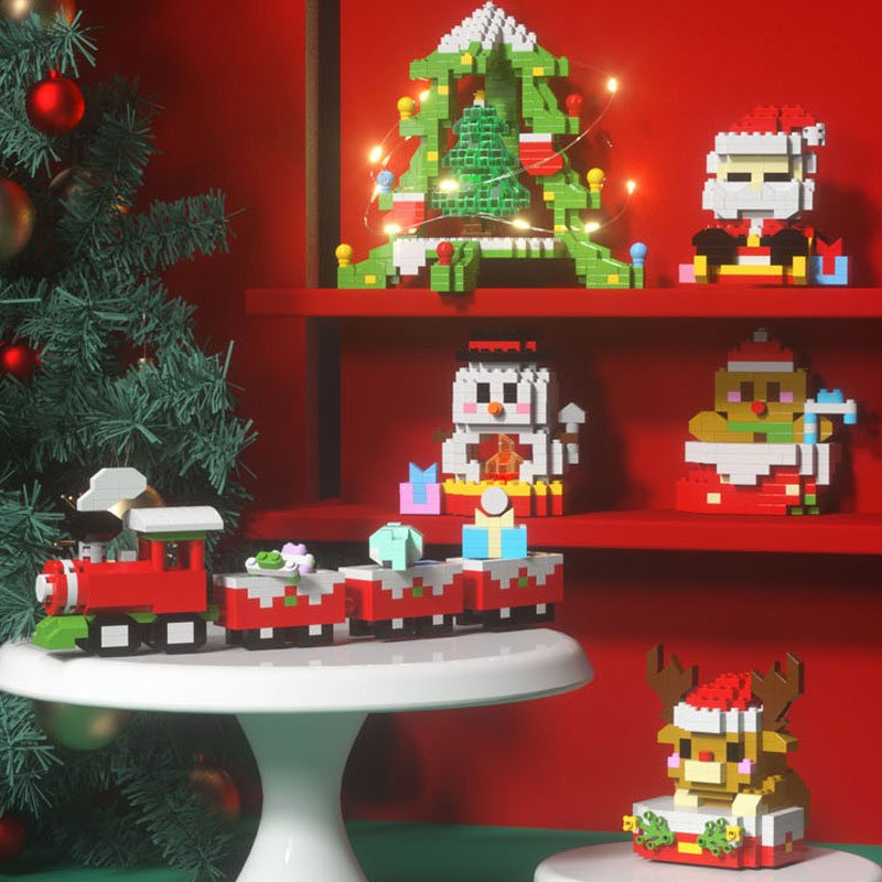 Christmas Building Blocks for Creative Construction