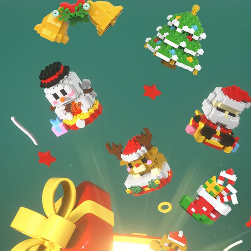 Christmas Building Blocks for Creative Construction