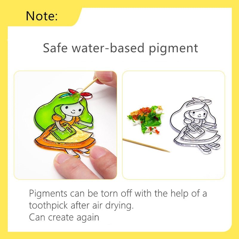 Christmas Glass Painting Set for Creative Learning