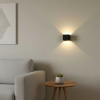 Wireless Rechargeable Wall Lamp | Adjustable Up & Down Light, USB Powered for Home Decor & Cozy Ambiance