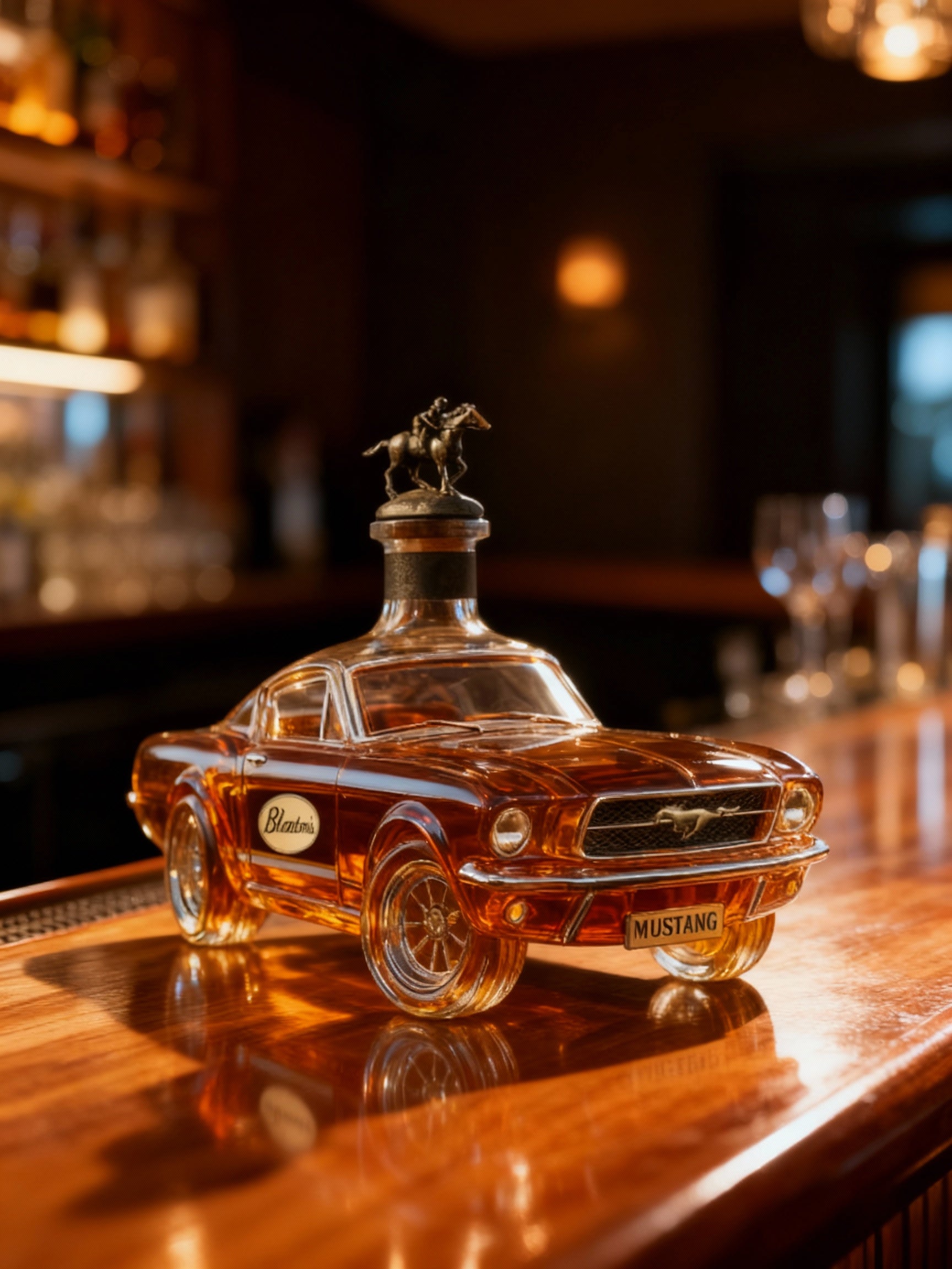 Mustang Car Shaped Whiskey Decanter