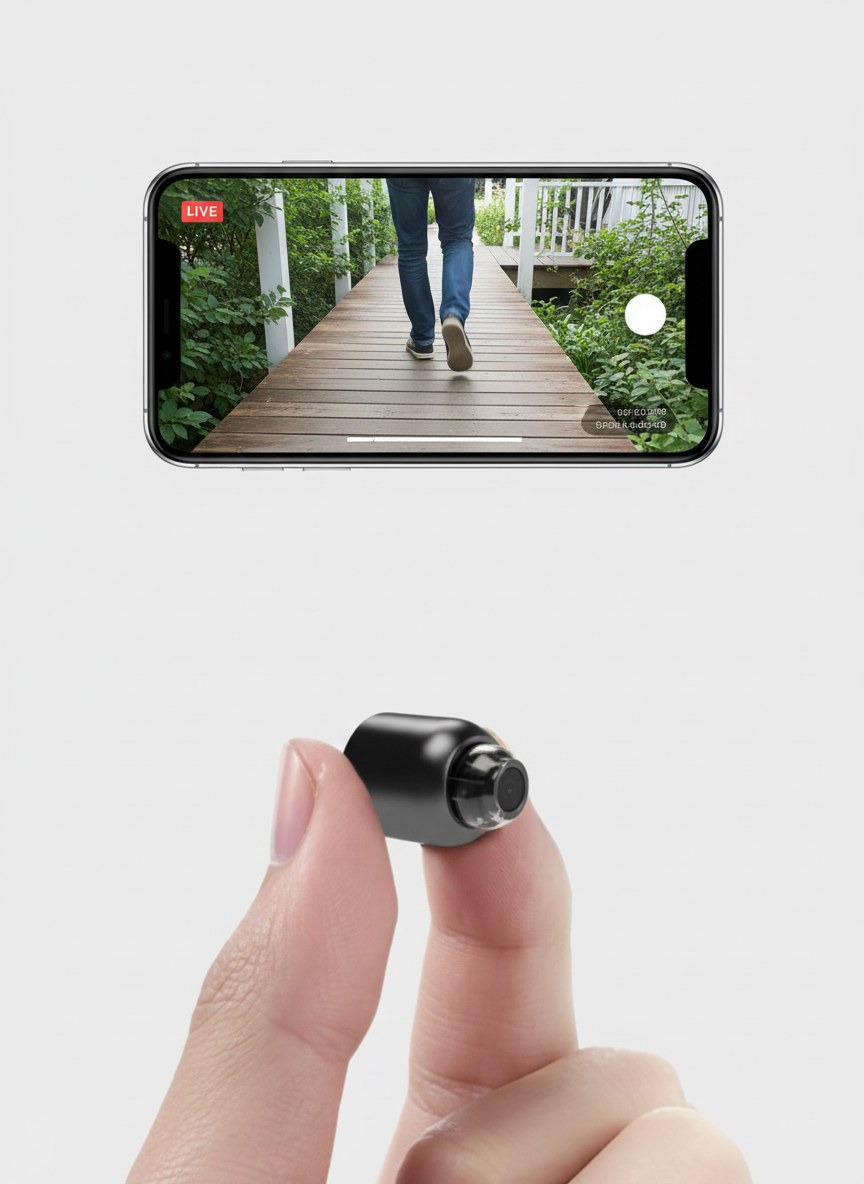 Compact WiFi Surveillance Camera | Wireless | Night Vision | Motion Detection