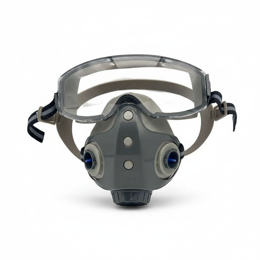 Integrated respiratory mask – For woodworking, painting & dust pRedection
