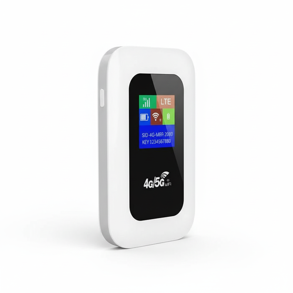 Portable 5G Wi-Fi Router | Secure, High-Speed Connection for Travel & Home Use