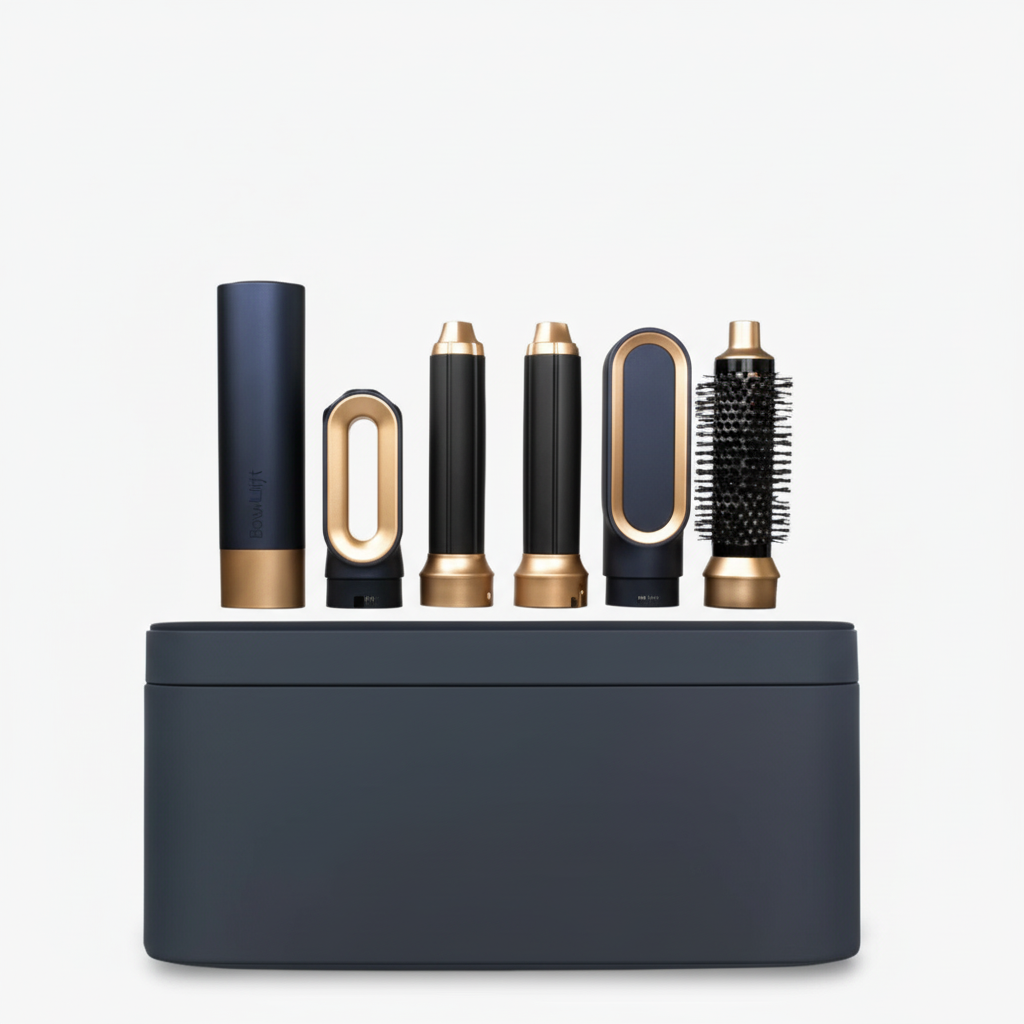 Glossify 5-in-1 Hair Styler | 1000W Hot Air Brush with Ionic Technology