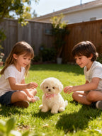 Nicoo Interactive Robot Puppy | Walks, Barks, Wags Tail | Plush, Battery-Operated Toy