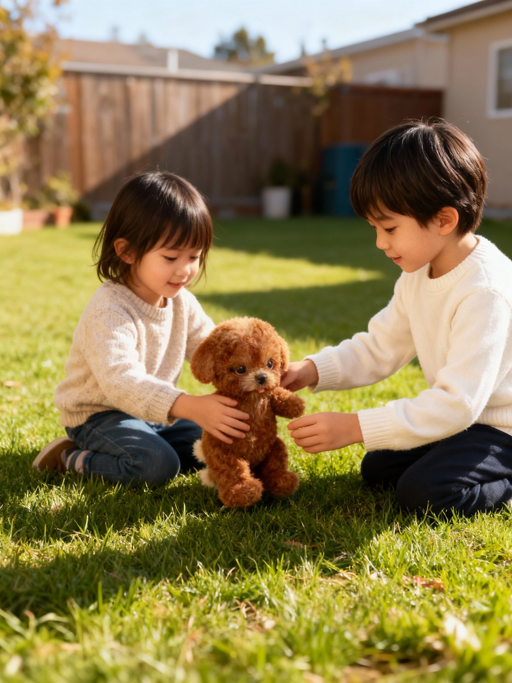 Nicoo Interactive Robot Puppy | Walks, Barks, Wags Tail | Plush, Battery-Operated Toy