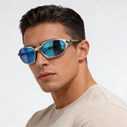 Men’s Sport Polarised Sunglasses – UV Protection with Lightweight Metal Frame
