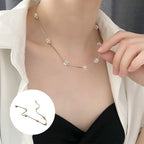 Niche Design Crystal Bead Necklace