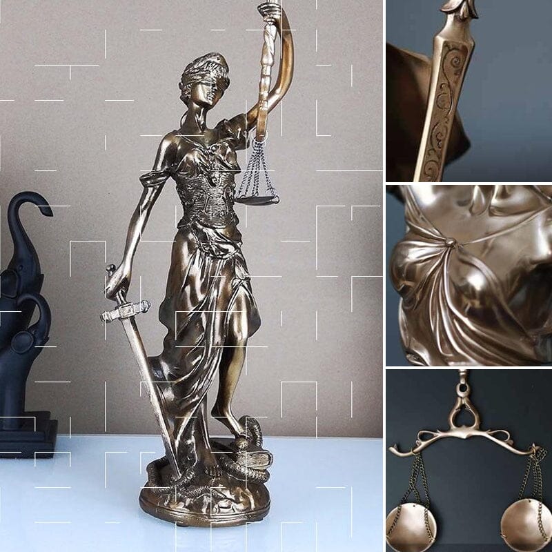 Decoration statue of the goddess of justice