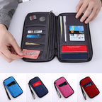 Multi-Pocket Family Travel Document Bag