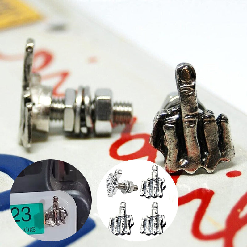 Funny Metal Finger Bolts (4 pieces)