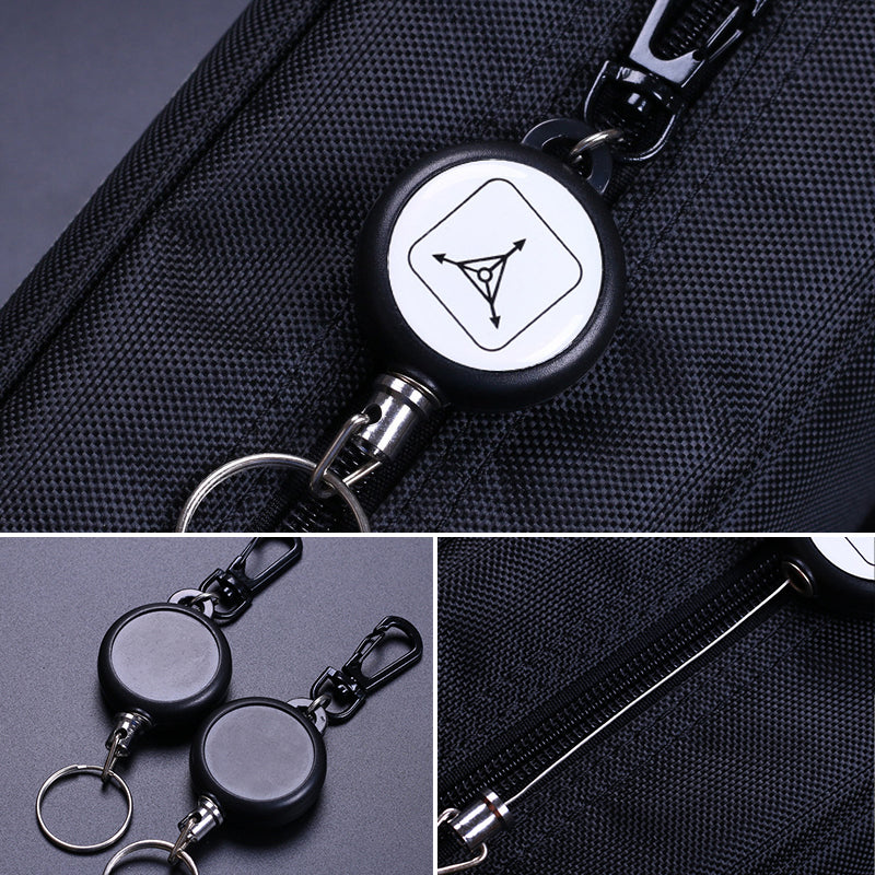 Retractable keychain with high load capacity