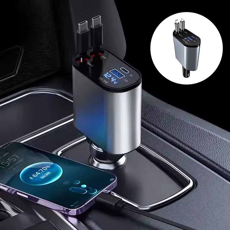 Four-in-One Car Phone Charger